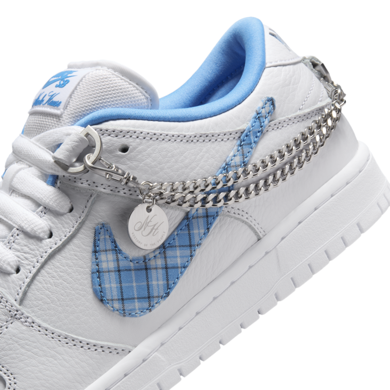 Nicole Hause x Nike SB Dunk Low White/University Blue-White