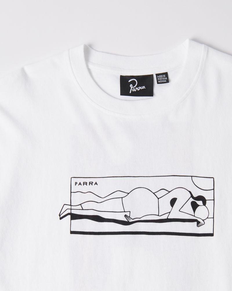 By Parra Vertical Thoughts T-Shirt White