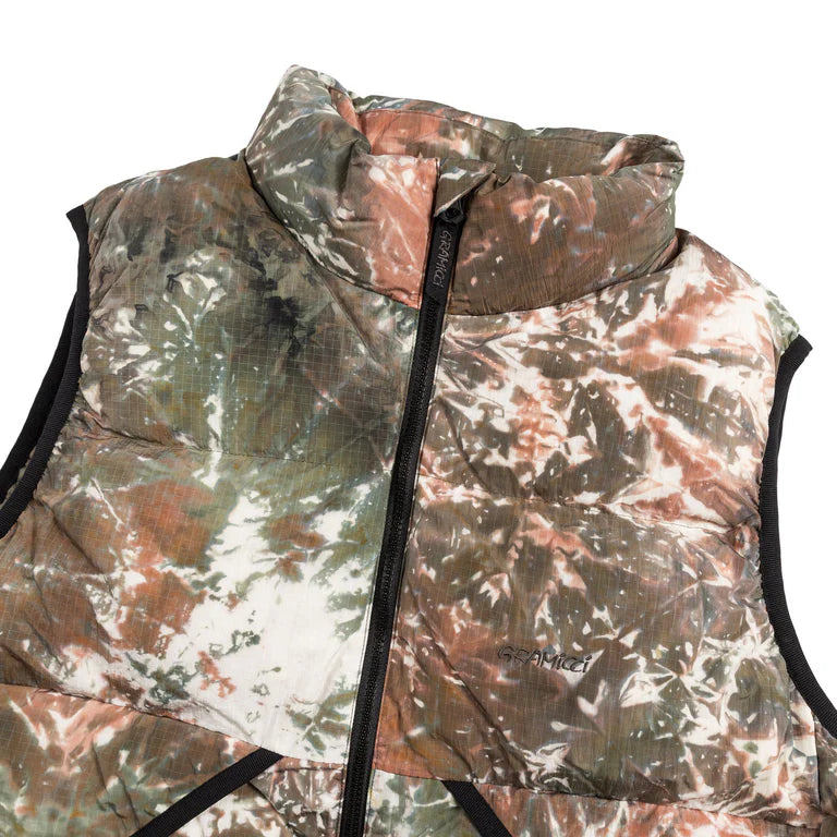 Gramicci Down Puffer Vest Tie Dye