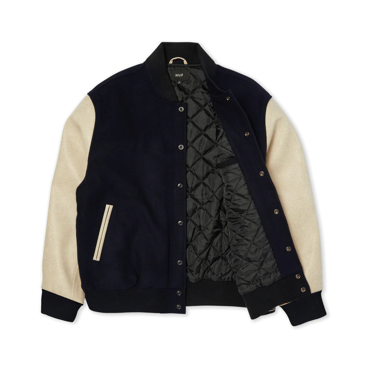 HUF Global Transit Varsity Jacket Navy