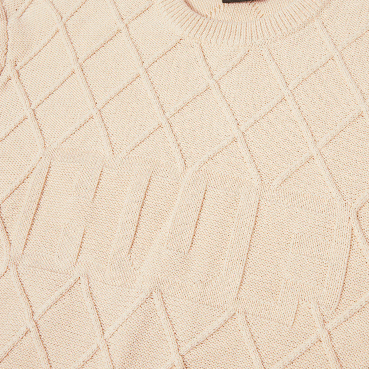 HUF Grid Sweater Natural