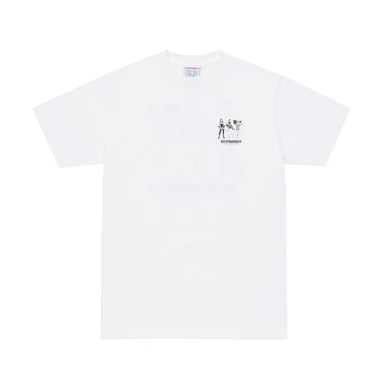 Sci-Fi Macho Girls T-Shirt White
