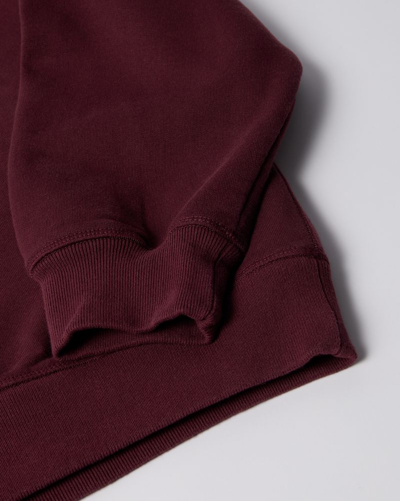 By Parra Gasoline Sweater Dark Burgundy