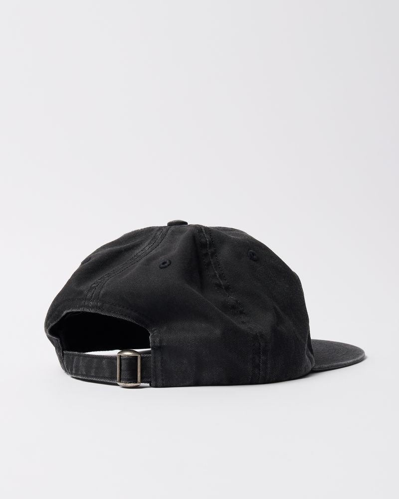 By Parra Signature 6 Panel Hat Black