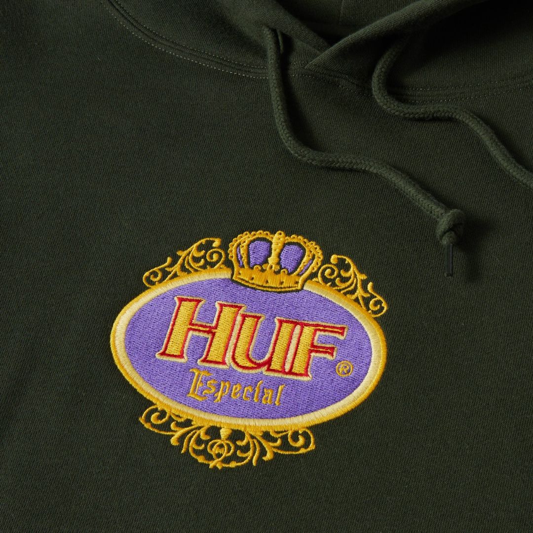 HUF Especial Hooded Sweater Hunter Green