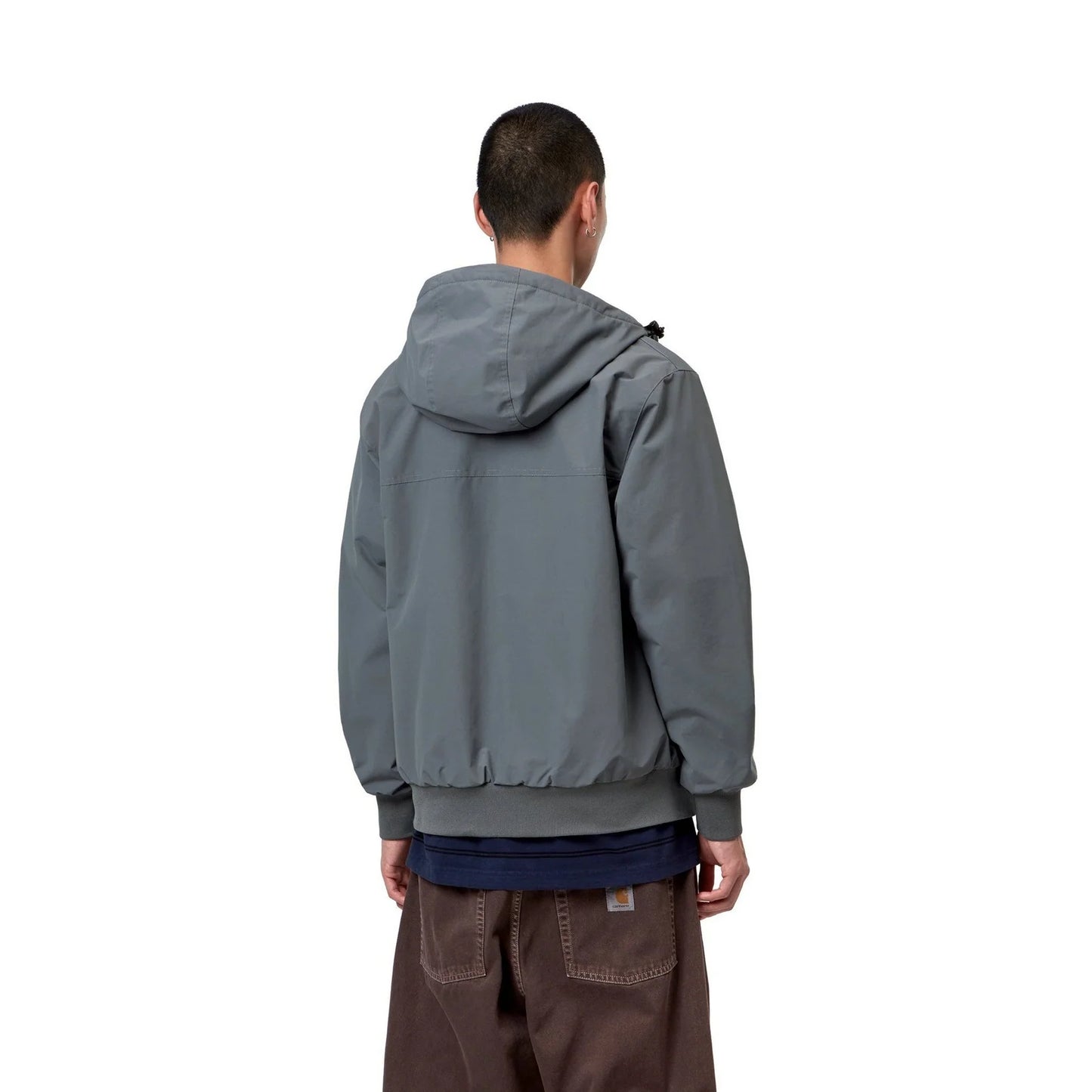 Carhartt WIP Hooded Sail Jacket Styx/White