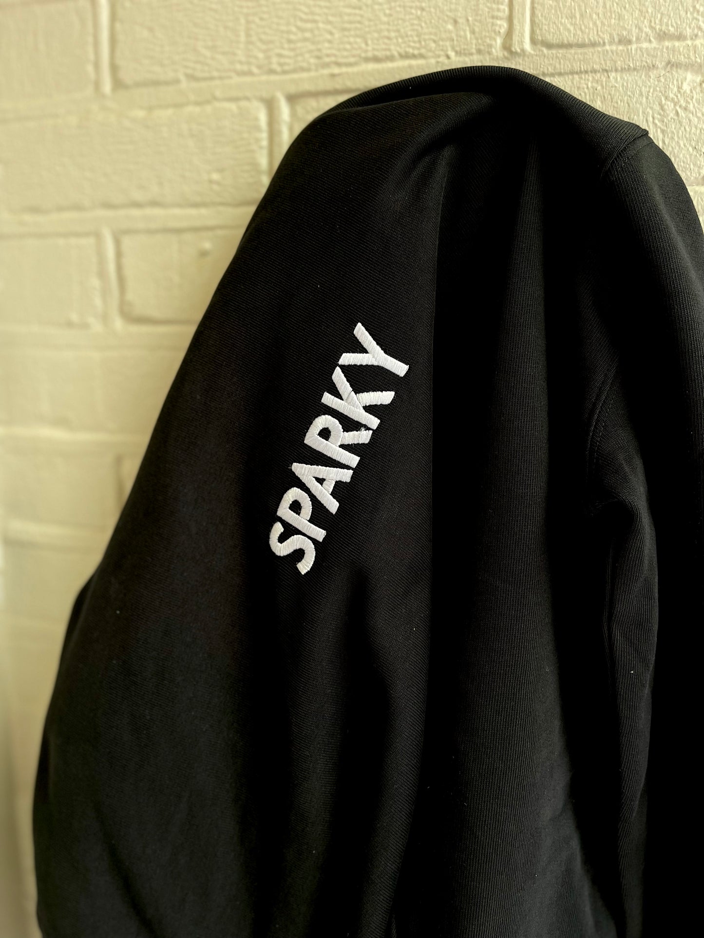 Sparky Heavyweight EMB Hoodie Black