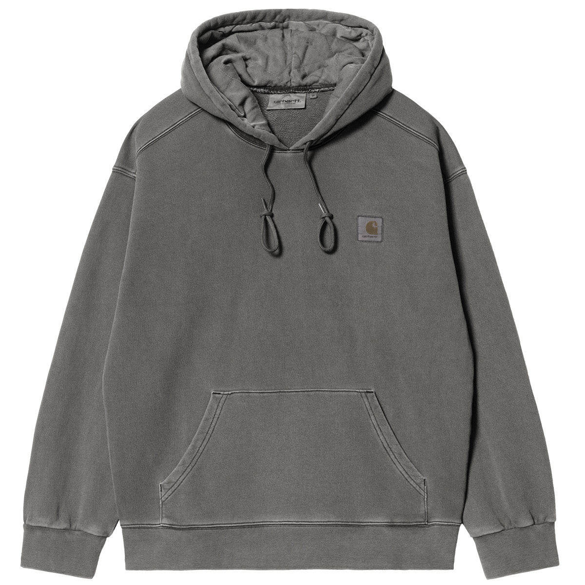 Carhartt WIP Hooded Vista Sweater Graphite Garment Dyed