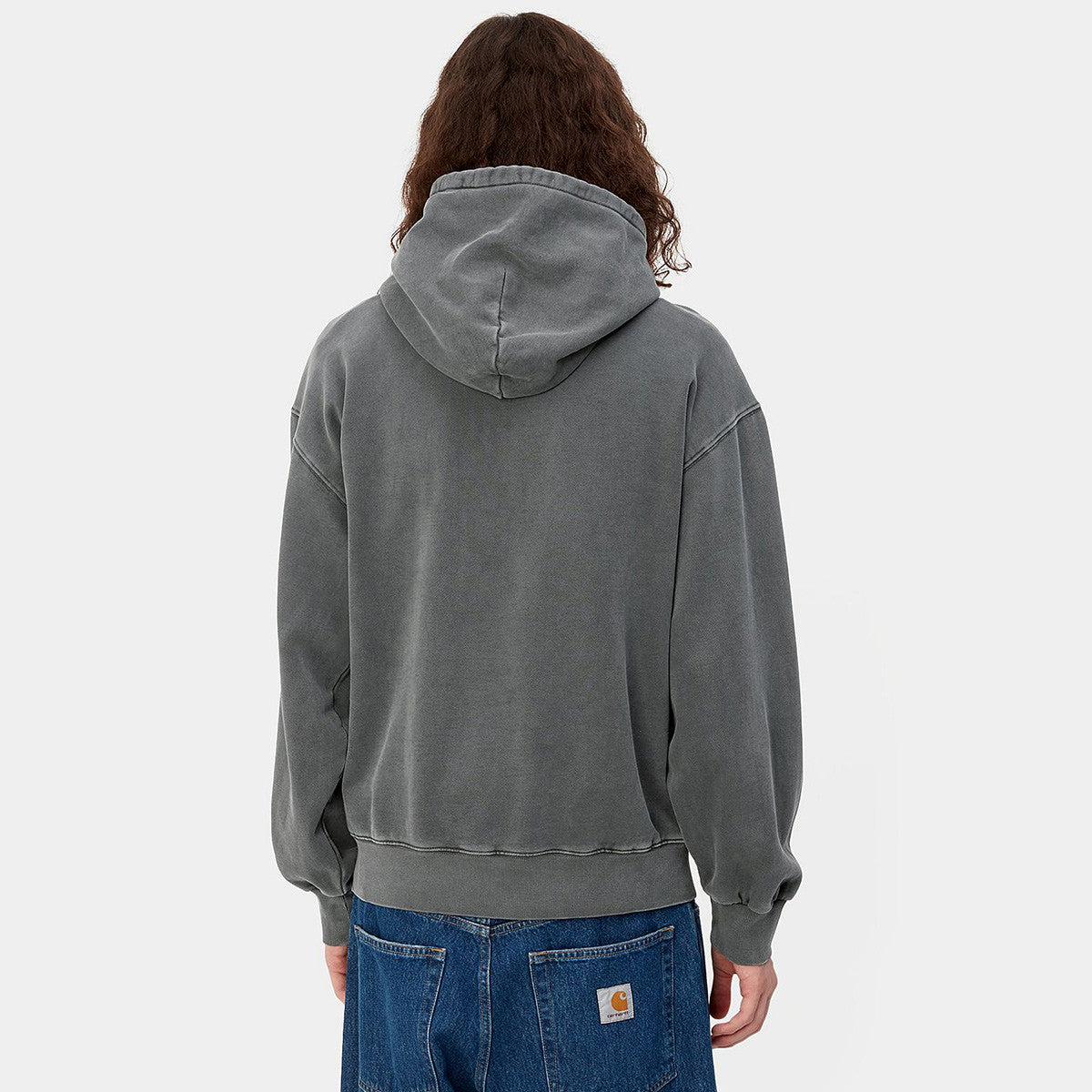 Carhartt WIP Hooded Vista Sweater Graphite Garment Dyed