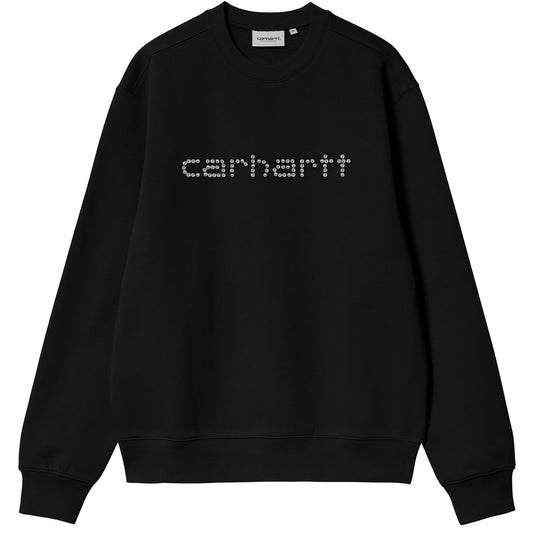 Carhartt WIP Rivet Script Sweater Black