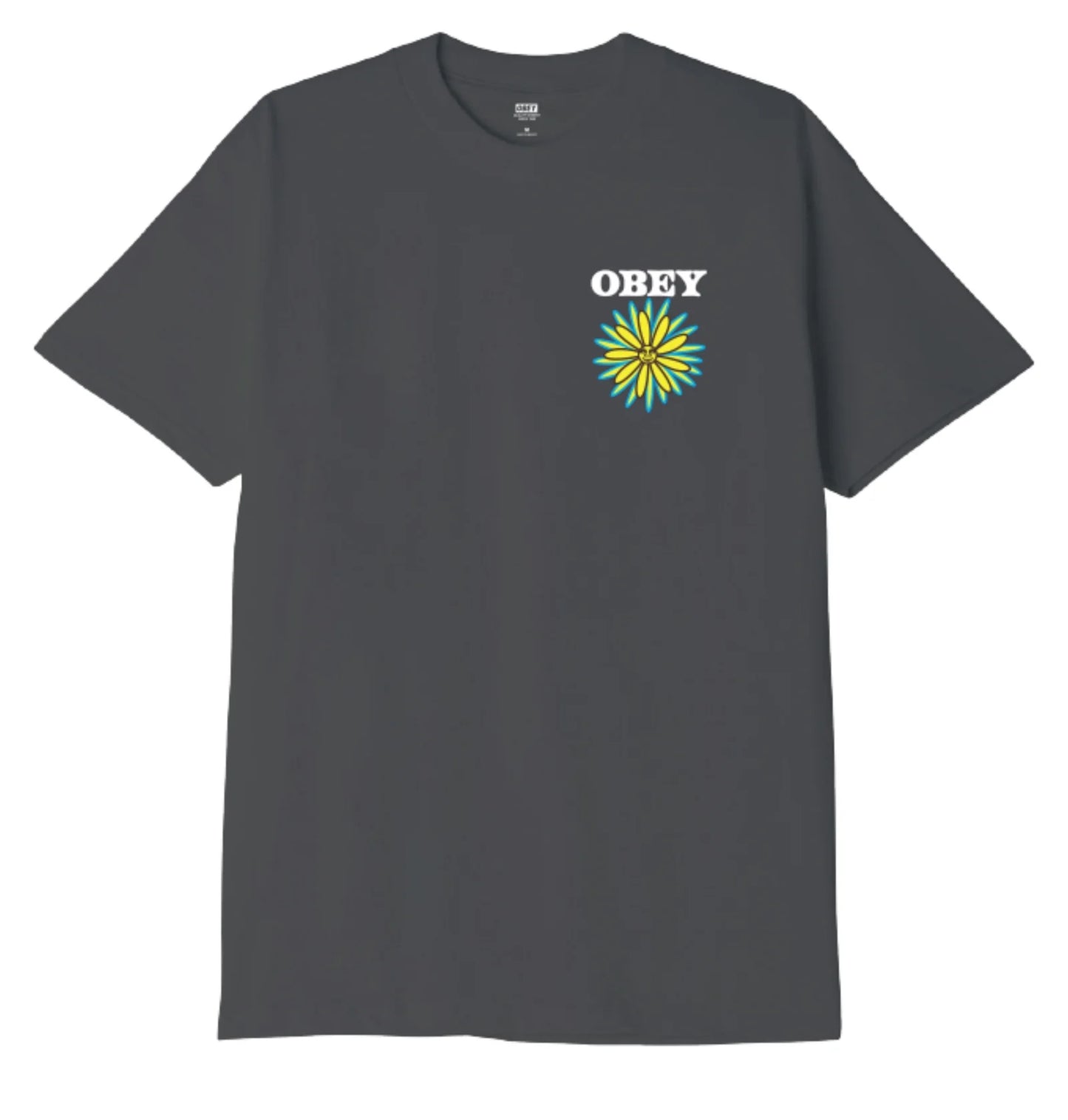 Obey Daisies T-Shirt Pigment Vintage Black