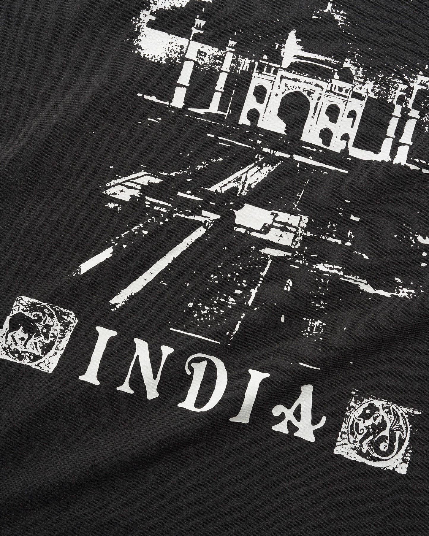 Butter Goods x Madlib India T-shirt Washed Black