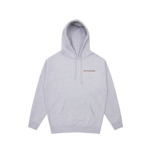 Sci-Fi Idustrial Hooded Sweater Heather Grey