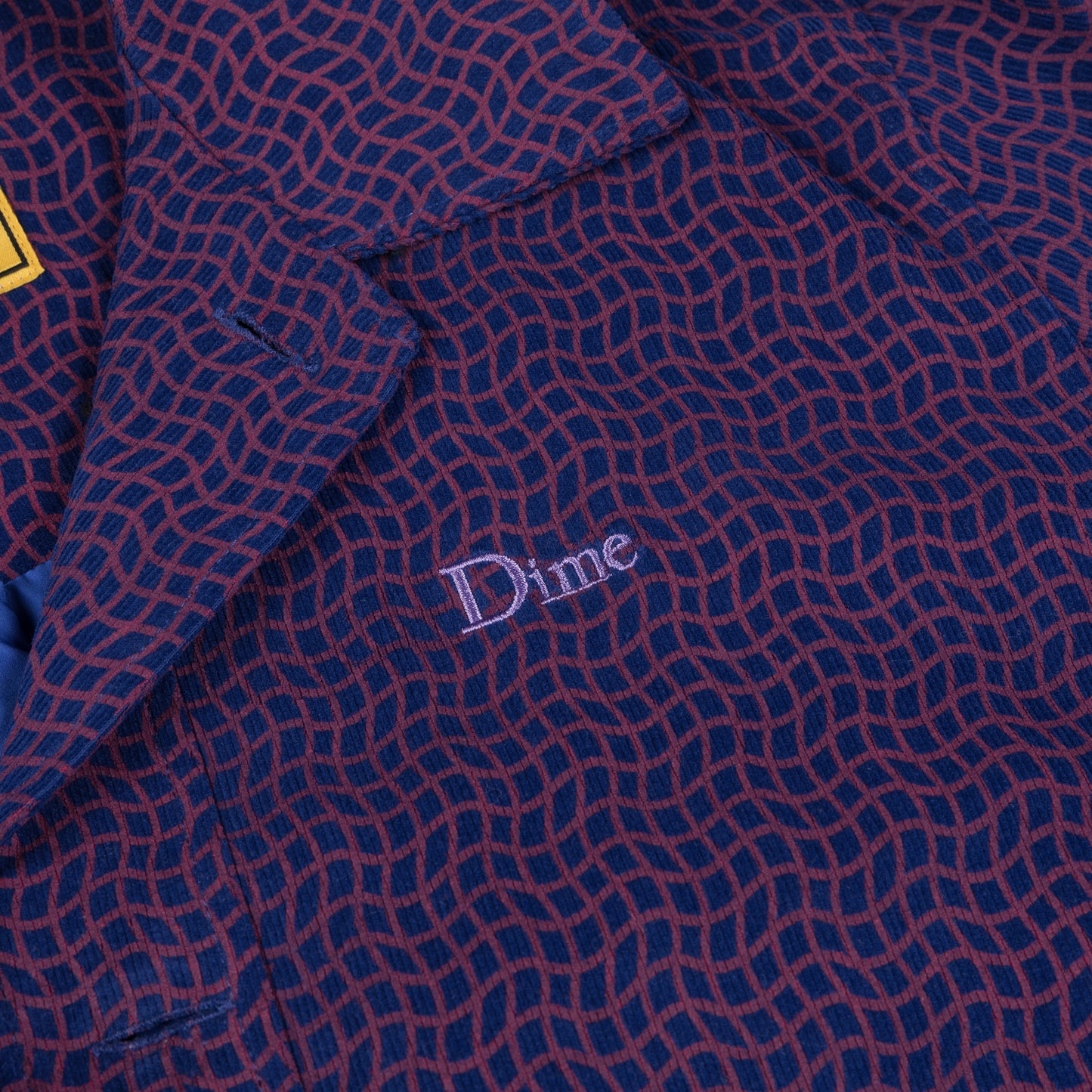 Dime Printed Cord Jacket Violet