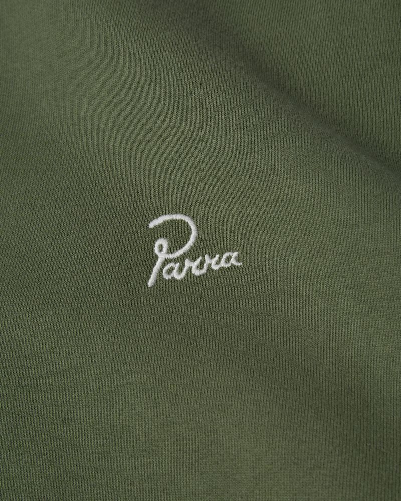 By Parra Signature Crewneck Sweater Green