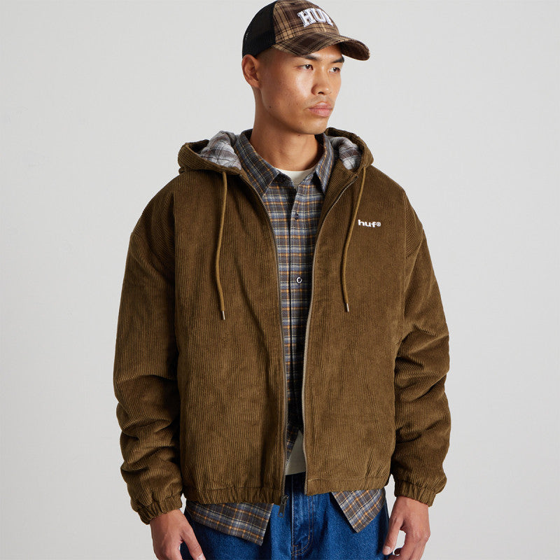 HUF Klondike Corduroy Jacket Olive
