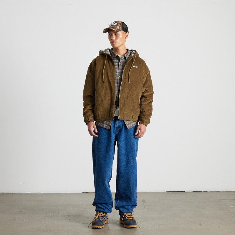 HUF Klondike Corduroy Jacket Olive