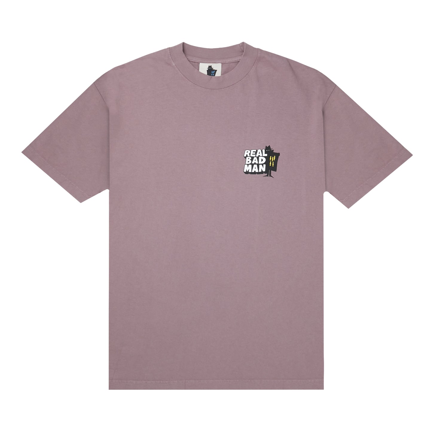 Real Bad Man Masked Man T-Shirt Mauve