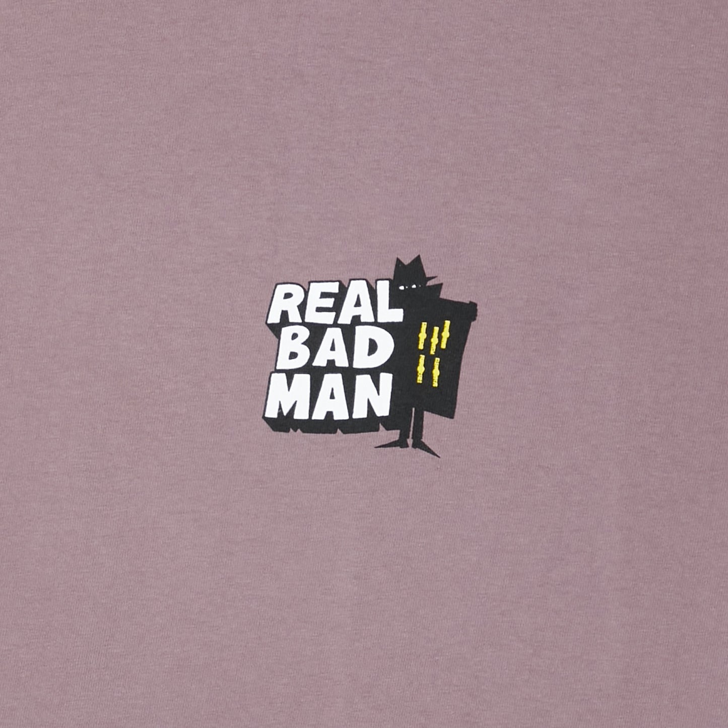 Real Bad Man Masked Man T-Shirt Mauve