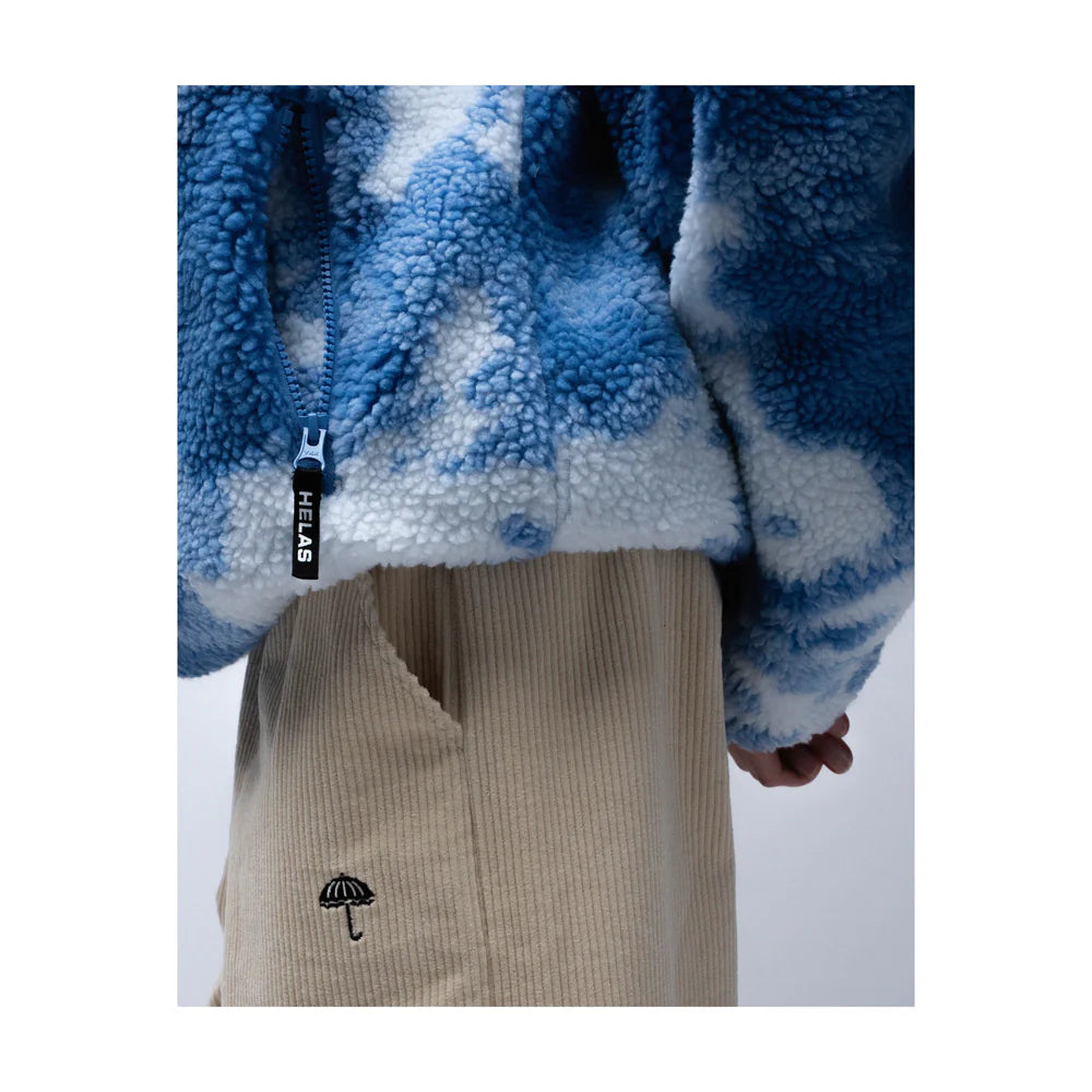 Helas Mundy Fleece Quarter Zip Jacket Blue Cloud