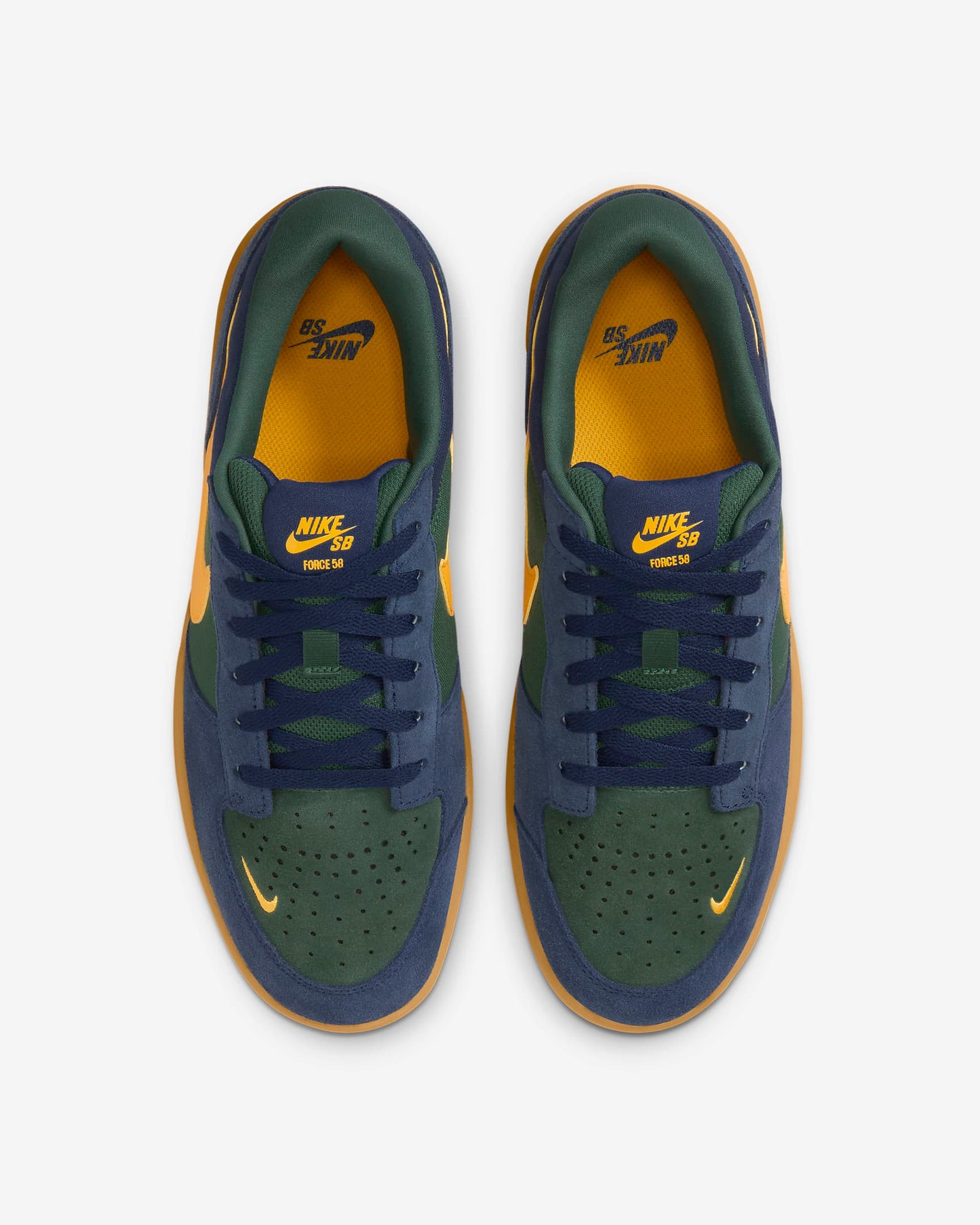 Nike SB Force 58 Midnight Navy/University Gold-Fir