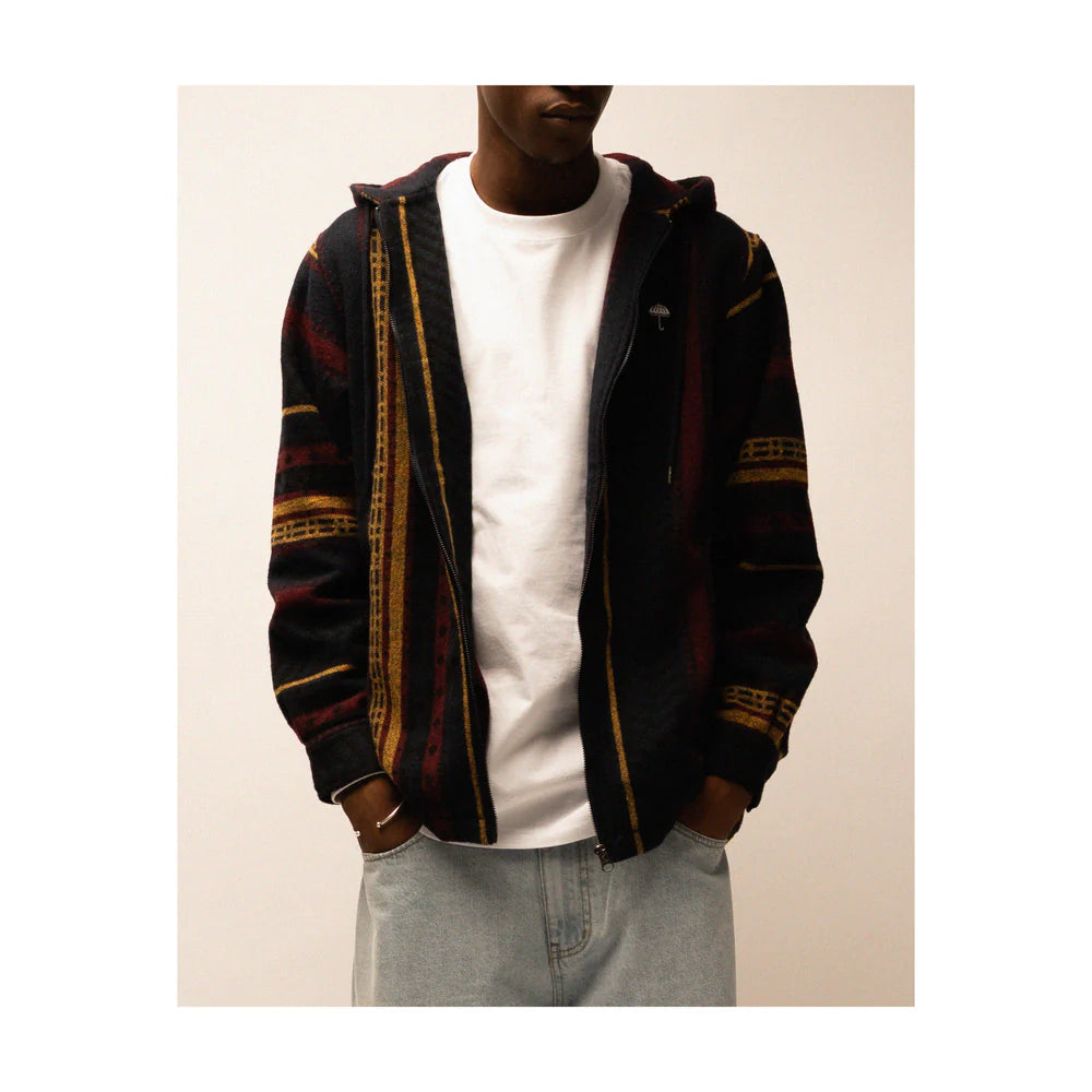 Helas Nomad Full Zip Sweater Multico