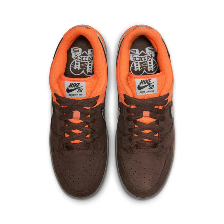 Nike SB Dunk Low Pro Safety Orange/Wolf Grey-Baroque Brown-Iron Grey-Black