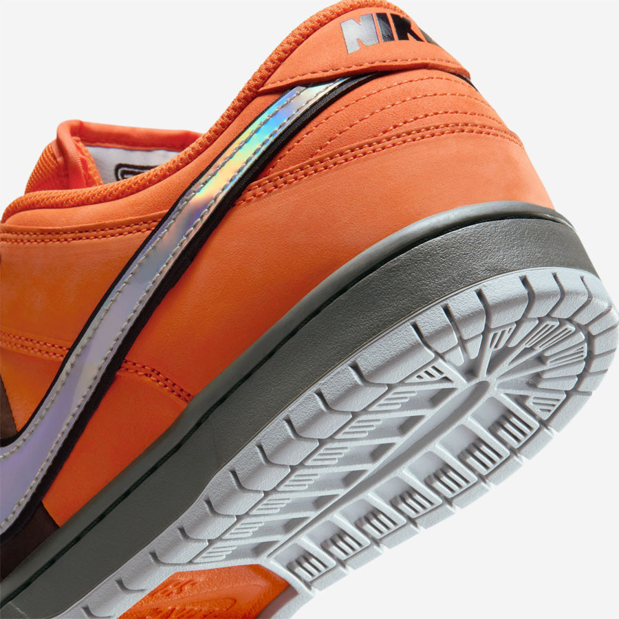 Nike SB Dunk Low Pro Safety Orange/Wolf Grey-Baroque Brown-Iron Grey-Black