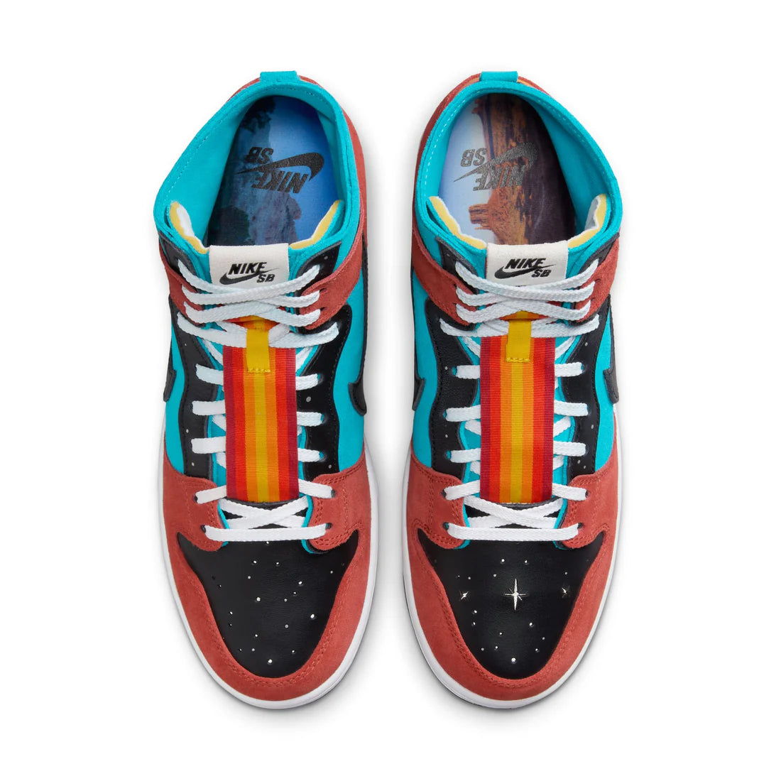 Nike SB Dunk High Decon Turquoise Blue/Black-Rugged Orange