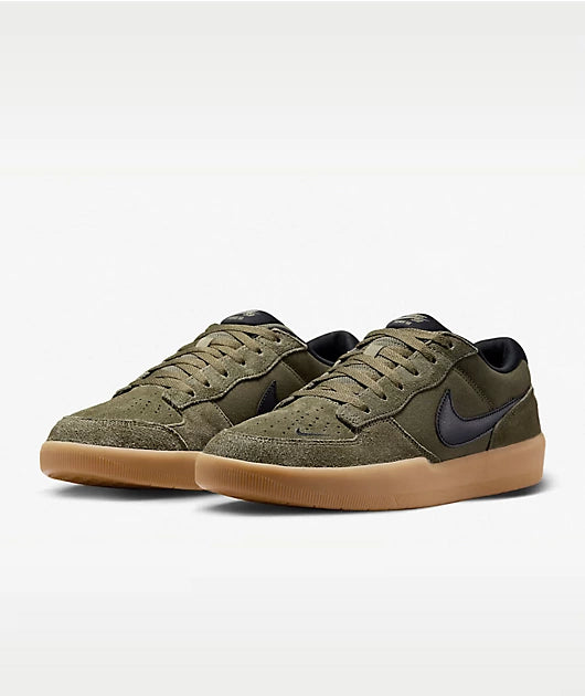 Nike SB Force 58 Med Olive/Black-Med Olive-Gum Lt Brown