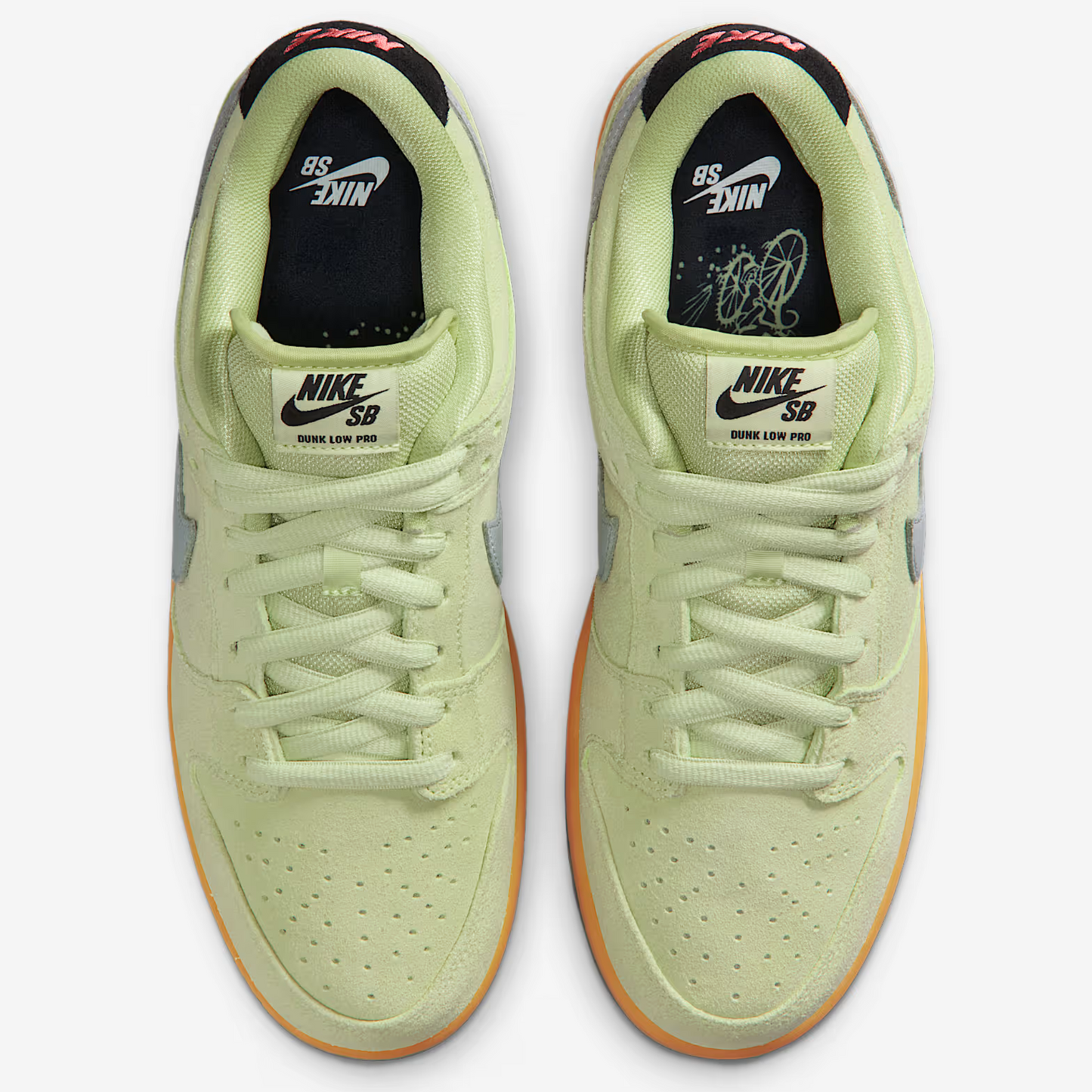 Nike SB Dunk Low Pro PRM Pistachio Frost/Wolf Grey-Black-Gum Yellow-Magic Ember-Black