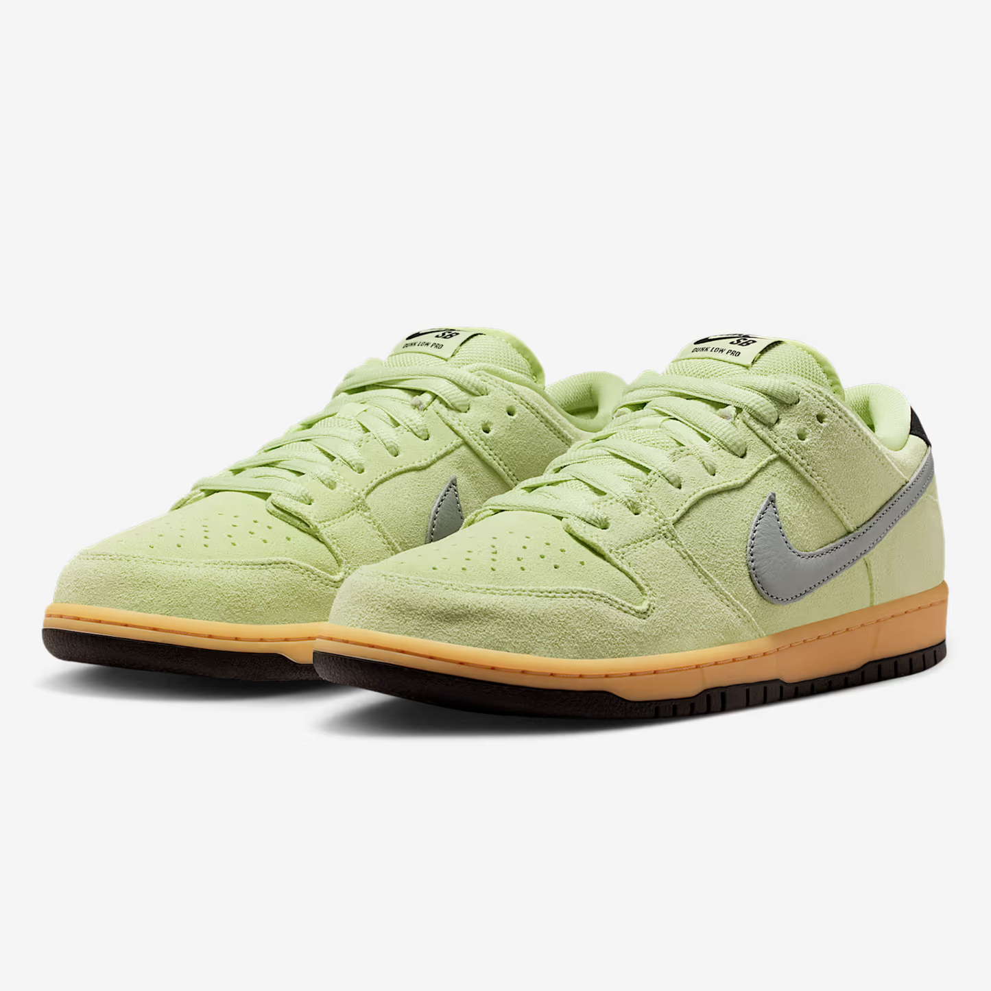 Nike SB Dunk Low Pro PRM Pistachio Frost/Wolf Grey-Black-Gum Yellow-Magic Ember-Black