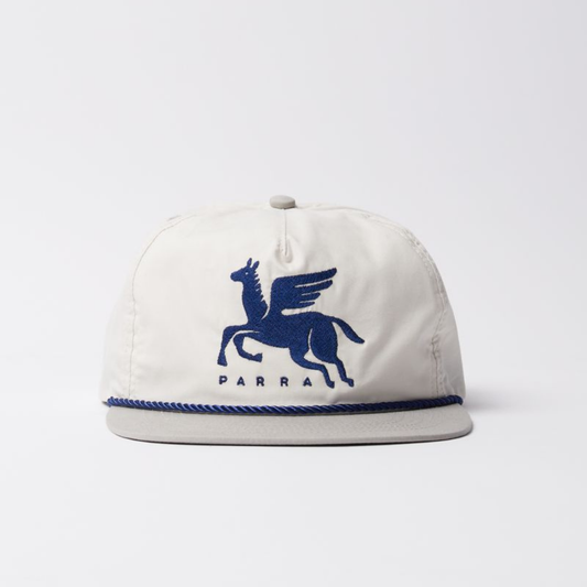 By Parra Gasoline 5 Panel Hat Grey
