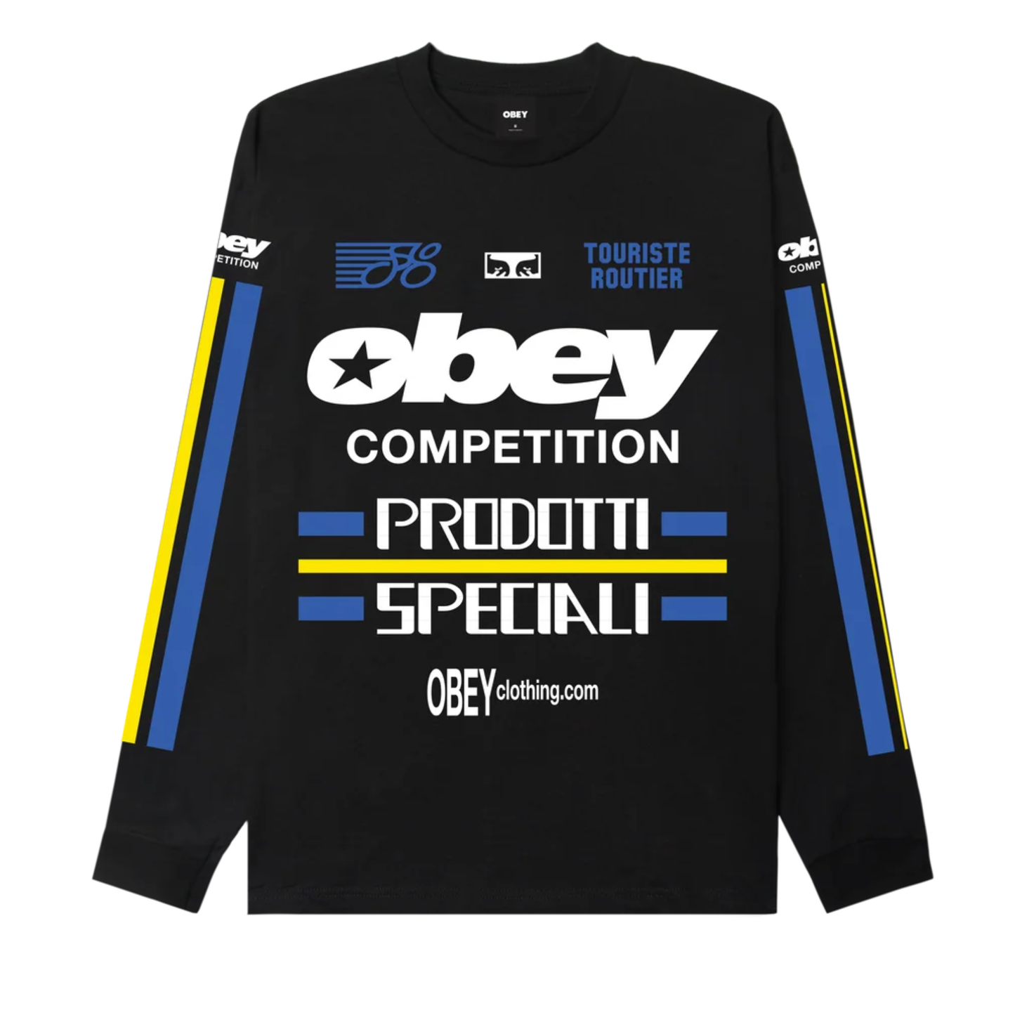 Obey Competition Longsleeve T-Shirt Black