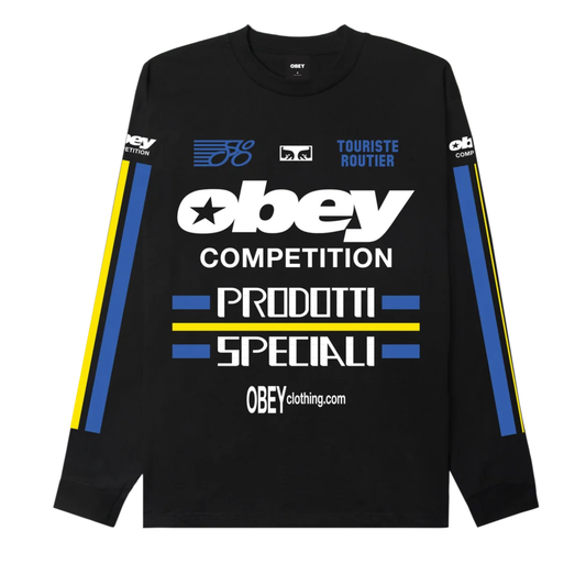 Obey Competition Longsleeve T-Shirt Black
