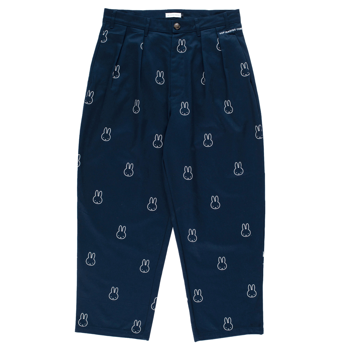 POP x Miffy Pattern Boat Pant Navy