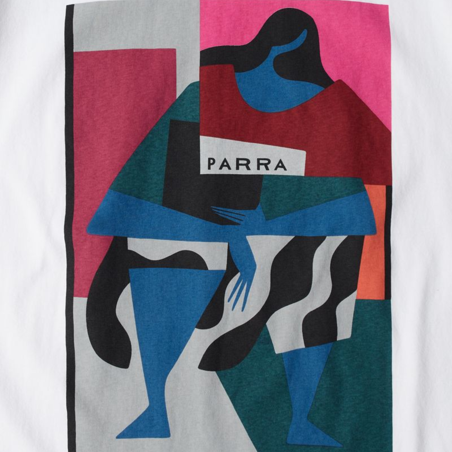 By Parra Reading The Square T-Shirt White