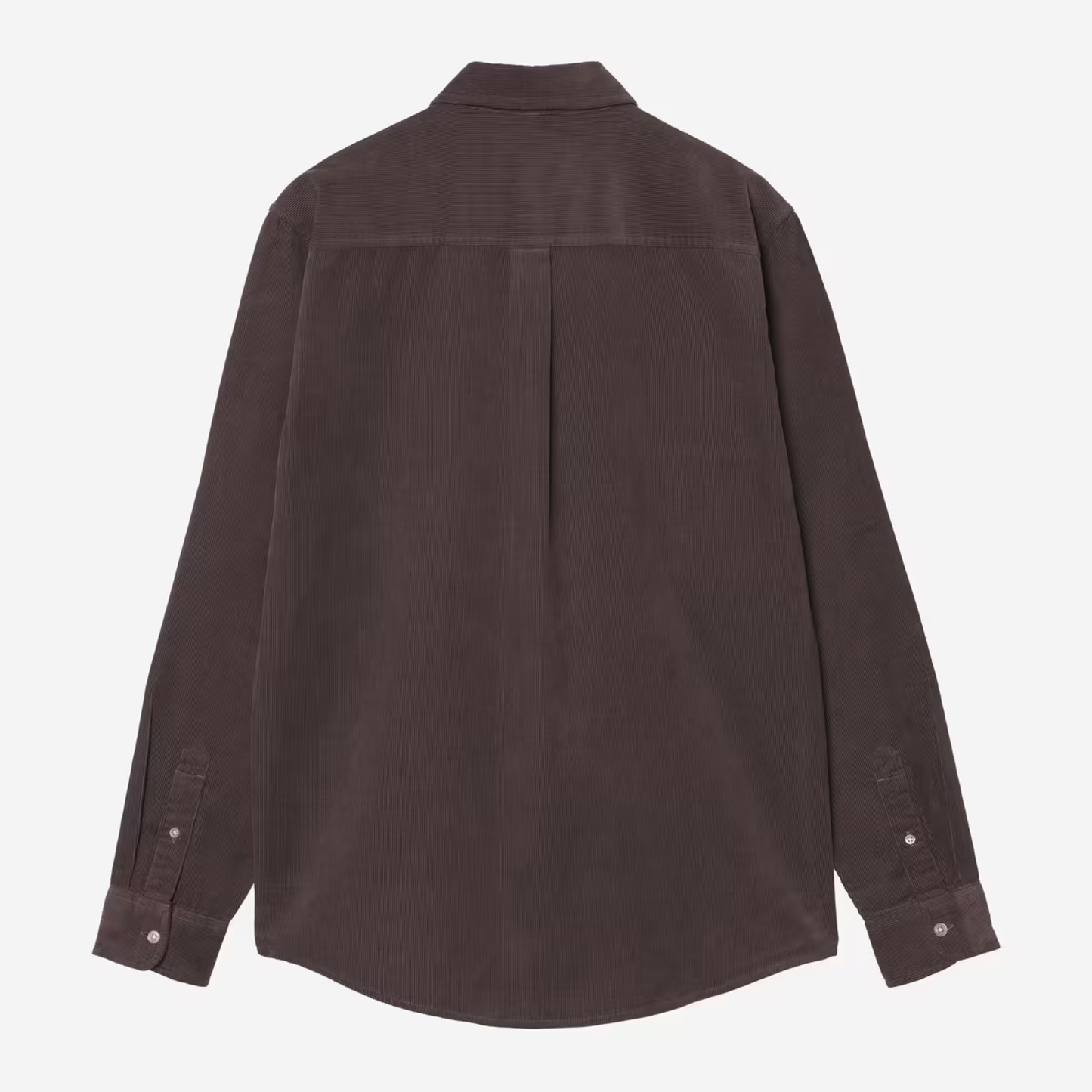 Carhartt WIP Madison Longsleeve Fine Cord Shirt Shale/Wax
