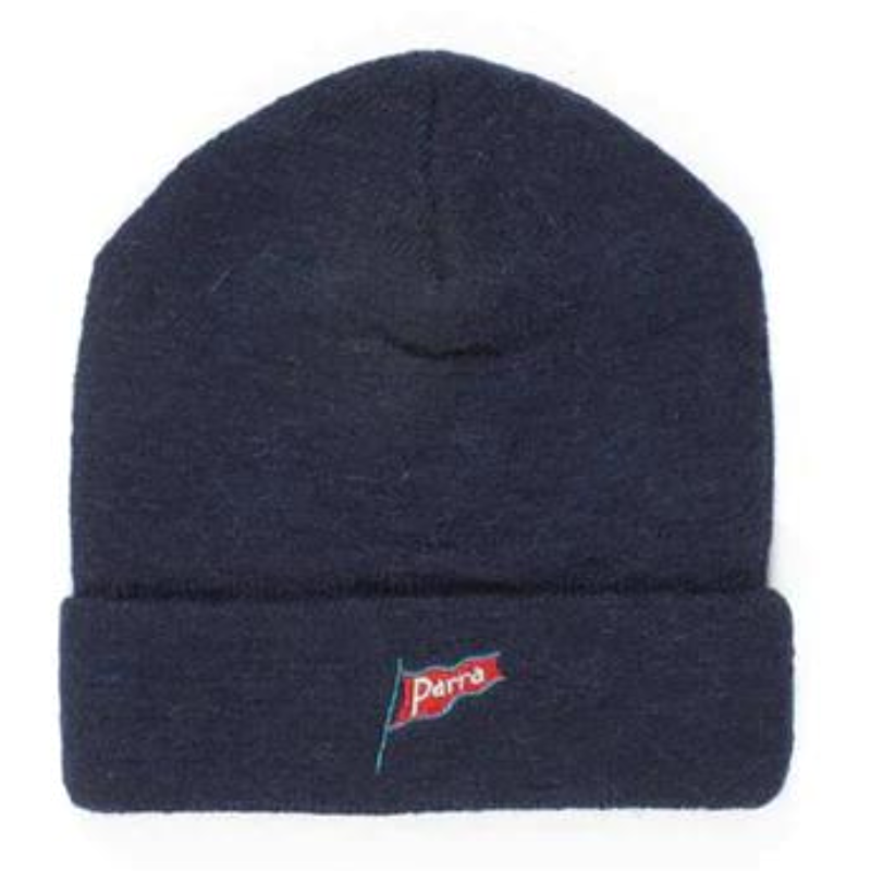 By Parra Flapping Flag Beanie Navy Blue