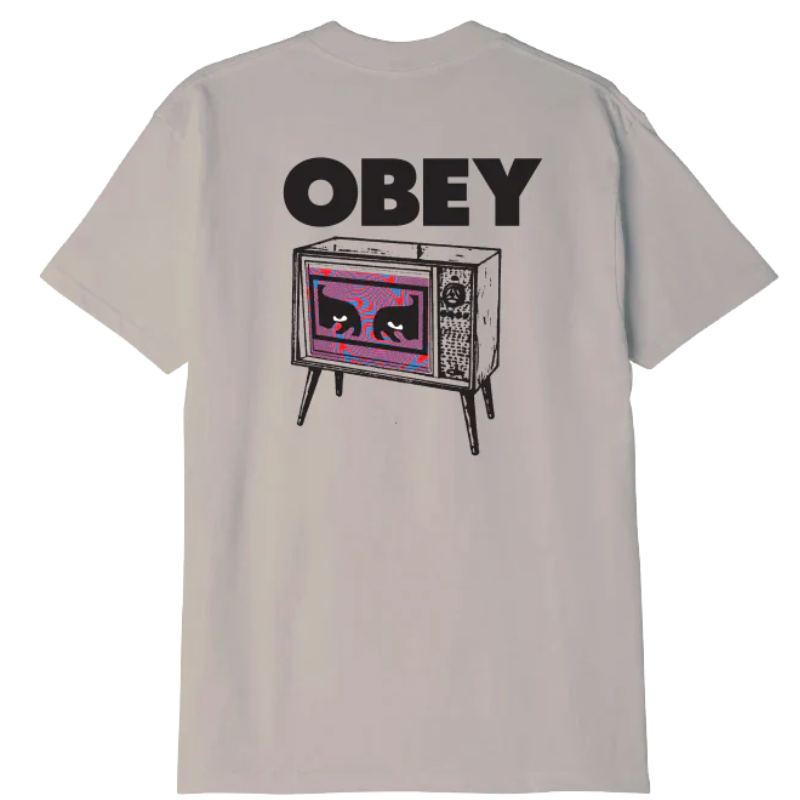 Obey Hypno T-Shirt Pigment Silver Grey