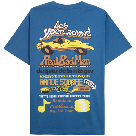 Real Bad Man Les Yper Sound T-Shirt Vallarta Blue