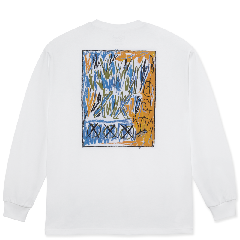 Polar Campfire Longsleeve T-Shirt White