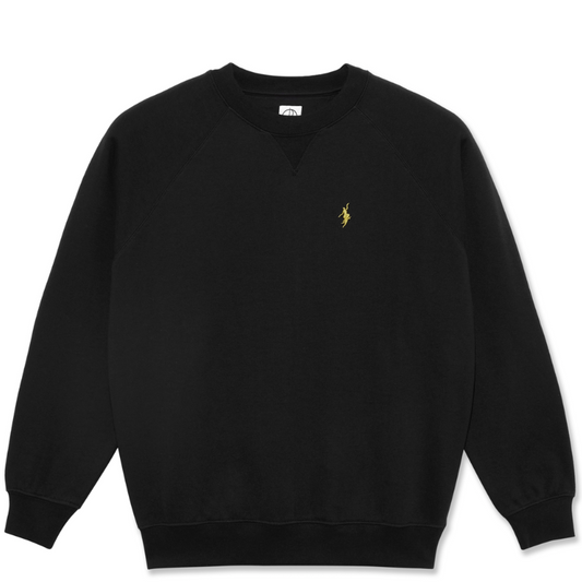 Polar No Comply Default Crewneck Sweater Black