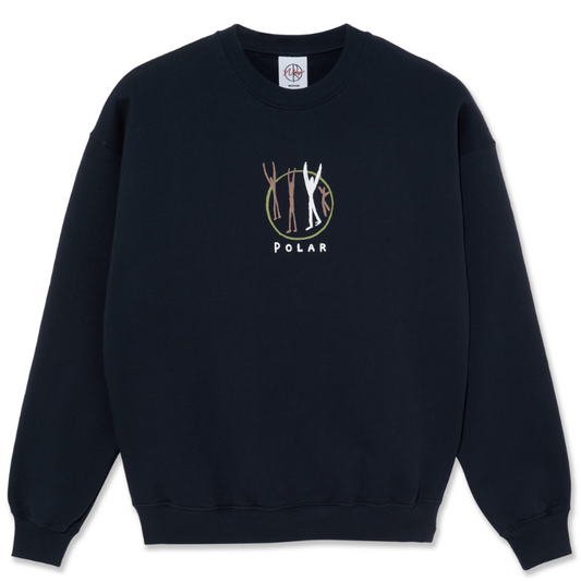 Polar Gang Crewneck Sweater Navy