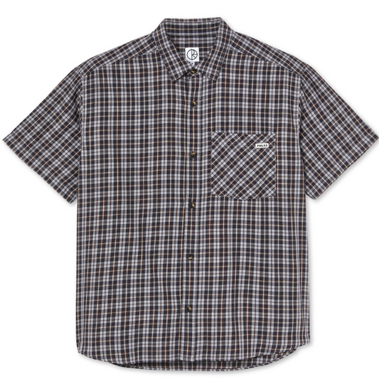 Polar Mitchell Poplin Shirt Graphite/Gold