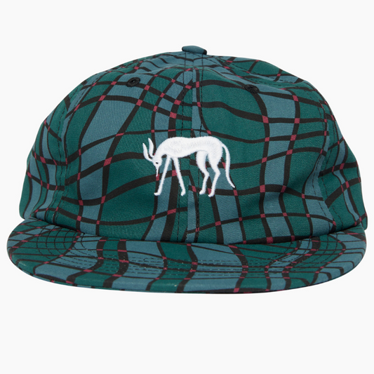 By Parra Squared Waves Pattern 6 Panel Hat