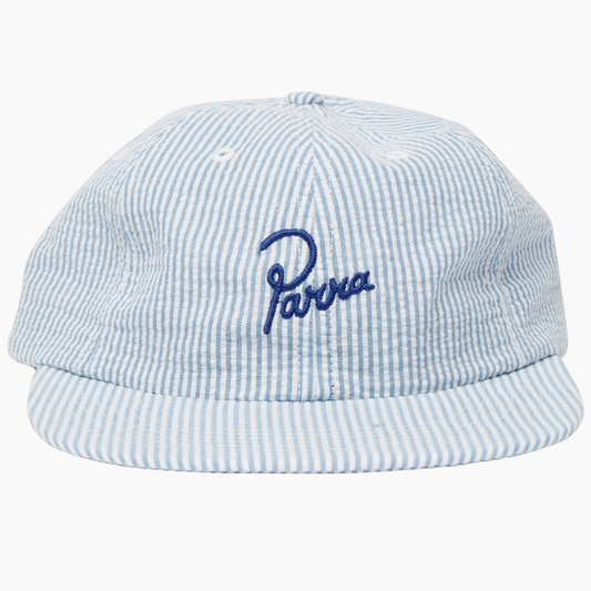 By Parra Classic Logo 6 Panel Hat White Blue