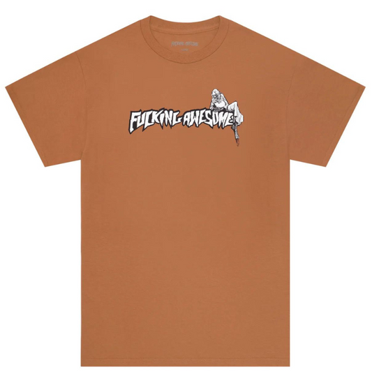Fucking Awesome Muerto T-Shirt Brown Sugar