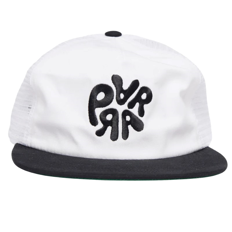By Parra 1976 Logo 5 Panel Hat White