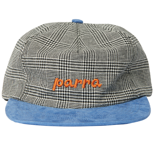 By Parra Lowercase Logo 5 Panel Hat Blue